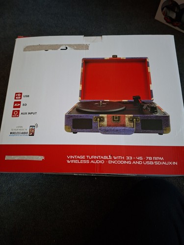 Portable vinyl record - portable,