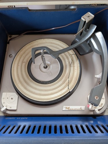 Gec 975 portable record player - gec,