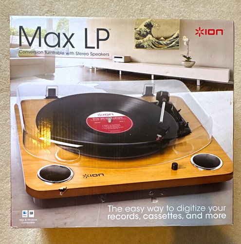 Ion max usb - max, turntable