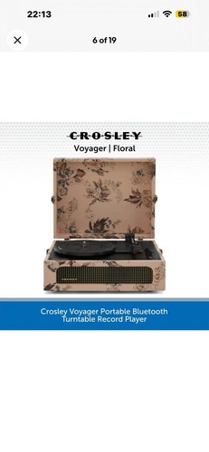 Crosley voyager floral - crosley,