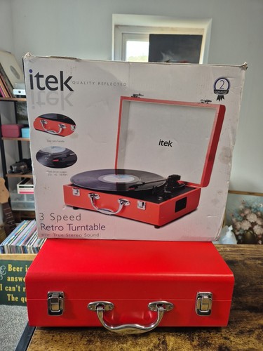 Itek cased vinyl record - cased,