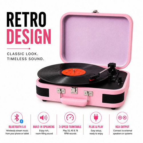 Class record player turntable - record,
