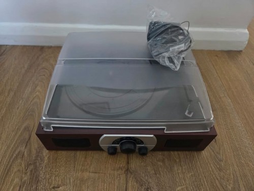 Digitnow brown record player - digitnow,