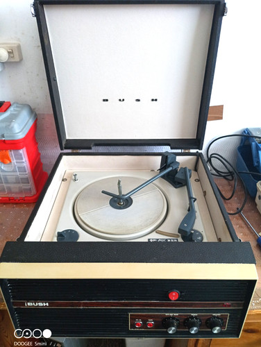 Bush rp50 mono record player - bush, player.